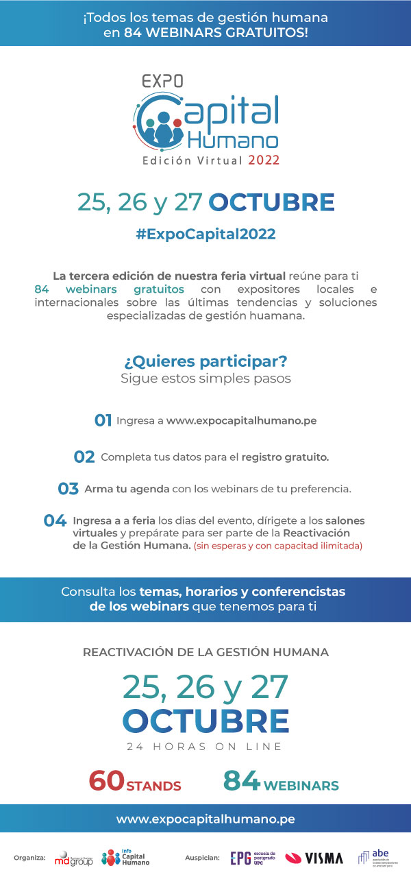 84 webinars gratuitos en Expo Capital Humano 2022- ¡No te los pierdas!